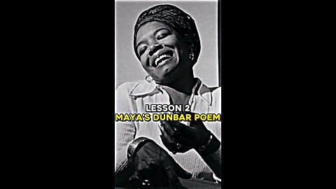 Did you know that one of Maya’s poems was influenced by Paul Lawrence Dunbar?