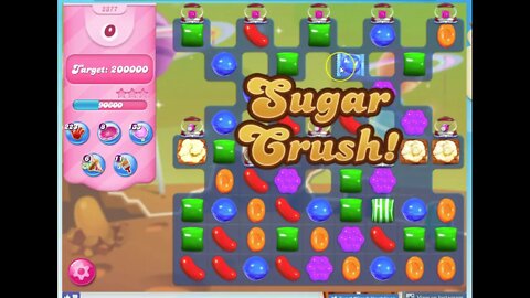 Candy Crush Level 2377 Audio Talkthrough, 1 Star 0 Boosters