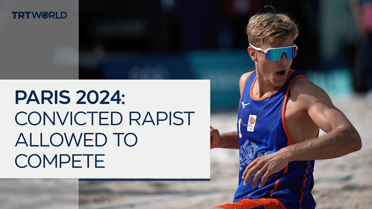 Why was a convicted rapist allowed to compete at Paris 2024?