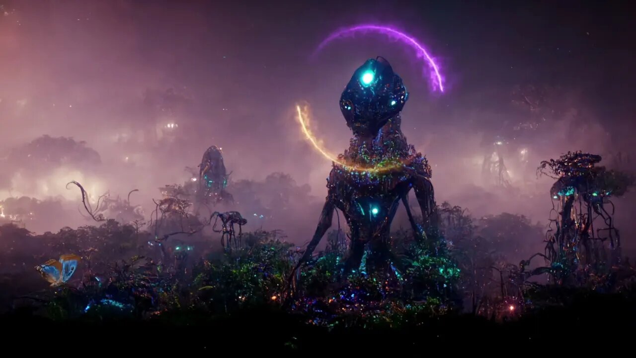 ESCAPE REALITY to the sound of alien frequency in a mystical forest