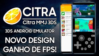 CITRA MMJ FINALMENTE ATUALIZOU | Melhorias de FPS, NOVO DESIGN e MUITO MAIS! | Citra MMJ 2022011