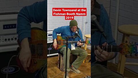 @Devin Townsend at the @Fishman Music booth #namm2019 #guitar