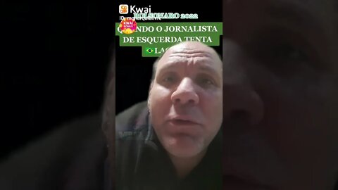 Rei Roberto Carlos mita ao responder uma jornalista sobre a população ter arma em casa