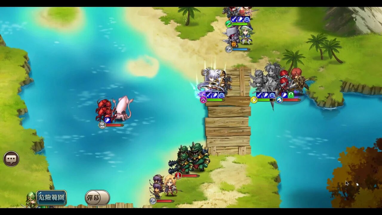 夢幻模擬戰 世界地圖 往第四十九章 龜兔賽跑 (公主聯盟角色完成)