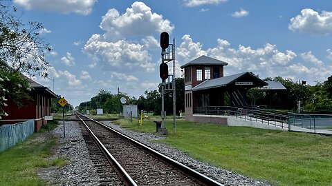 Amtrak at Plant City, Florida - Virtual Railfan Cam Location (7-3-2023)