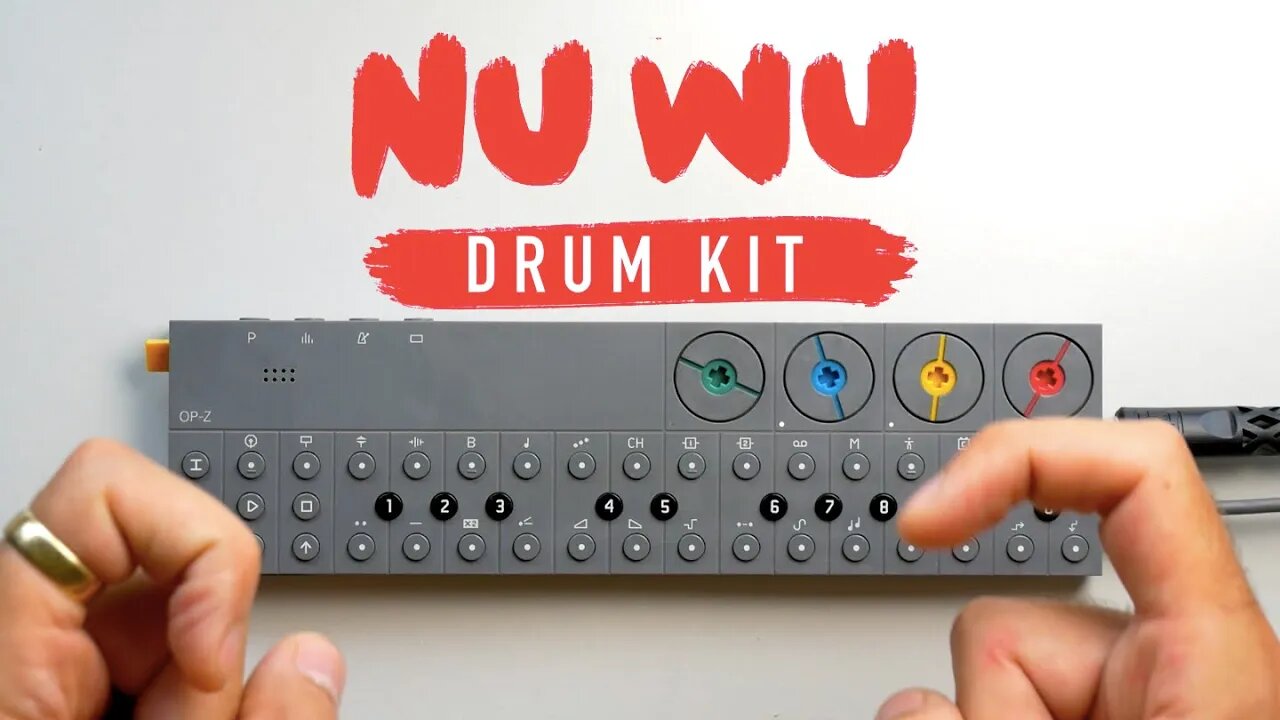 making a chill dub beat (with my New Drum Kit) // OP-Z Tutorial