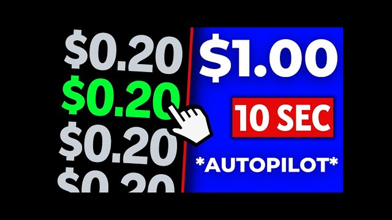 Earn $1.00 In 10 SEC On Autopilot 🤑 [UNLIMITED] Make Money Online