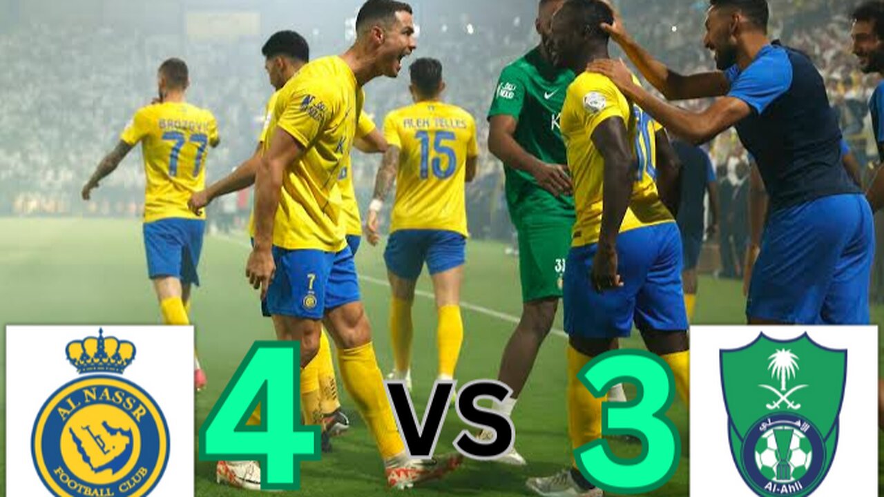 Al Nassr 4 - 3 Al Ahli _ CR7 | Talisca | The Show | All Goals | Highlights