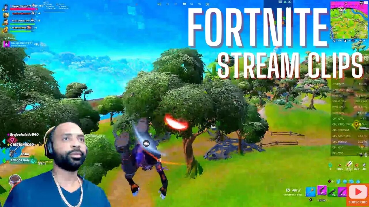 Fortnite Live Stream Clips New Season/Update