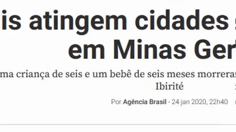 CAOS EM MINAS! Temporais atingem cidades e causam mortes em Minas Gerais