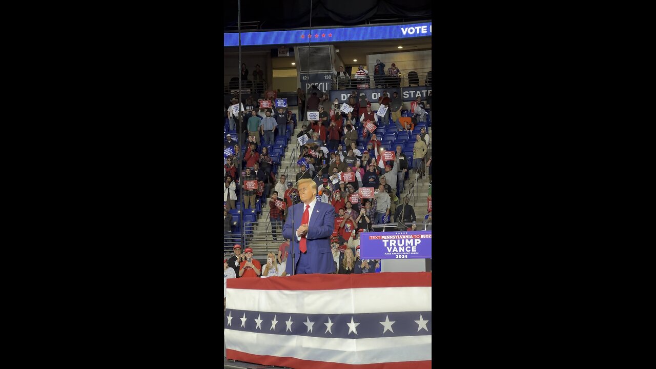 Donald Trump dancing at Penn State University