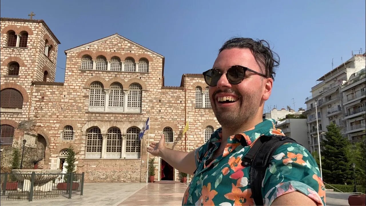 Thessaloniki Famous Church, Roman Ruins, and Food (Livestream) 🇬🇷