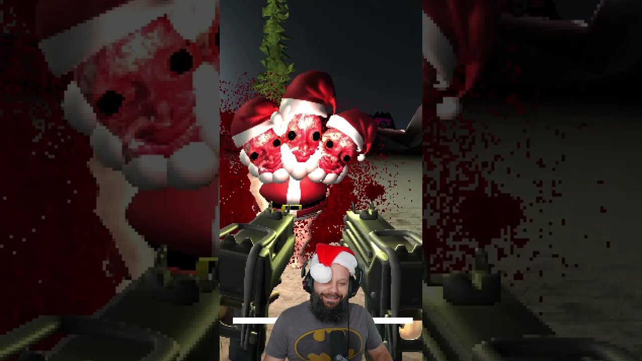 Ho Ho Holes in Santa! Three Headed Santa: The Awakening from GermFood #shorts