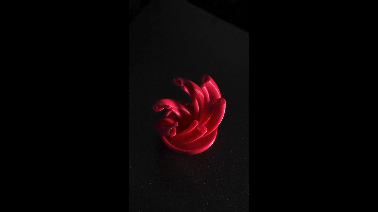 3D Printed Spiral Ornament Timelapse