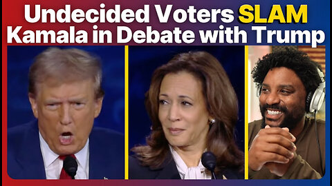 Undecided Voters SLAM Kamala in Debate with Trump