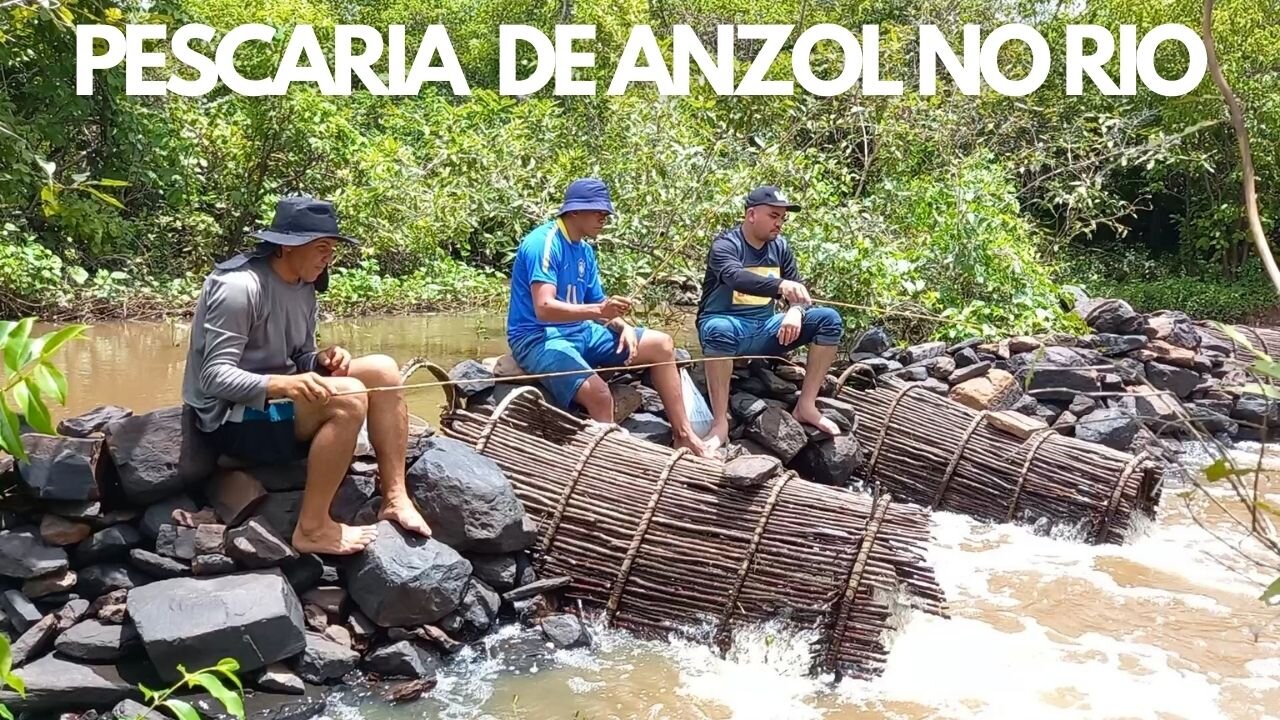 PESCANDO LAMBARI OU PIABA COM ANZOL NO RIO | RAIZES DO REI | BRASIL BR