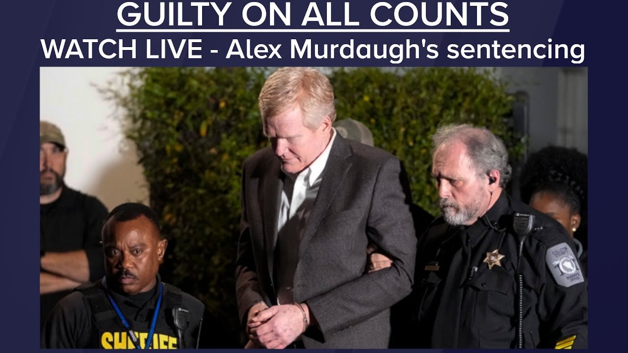 Watch: Alex Murdaugh murder trial sentencing