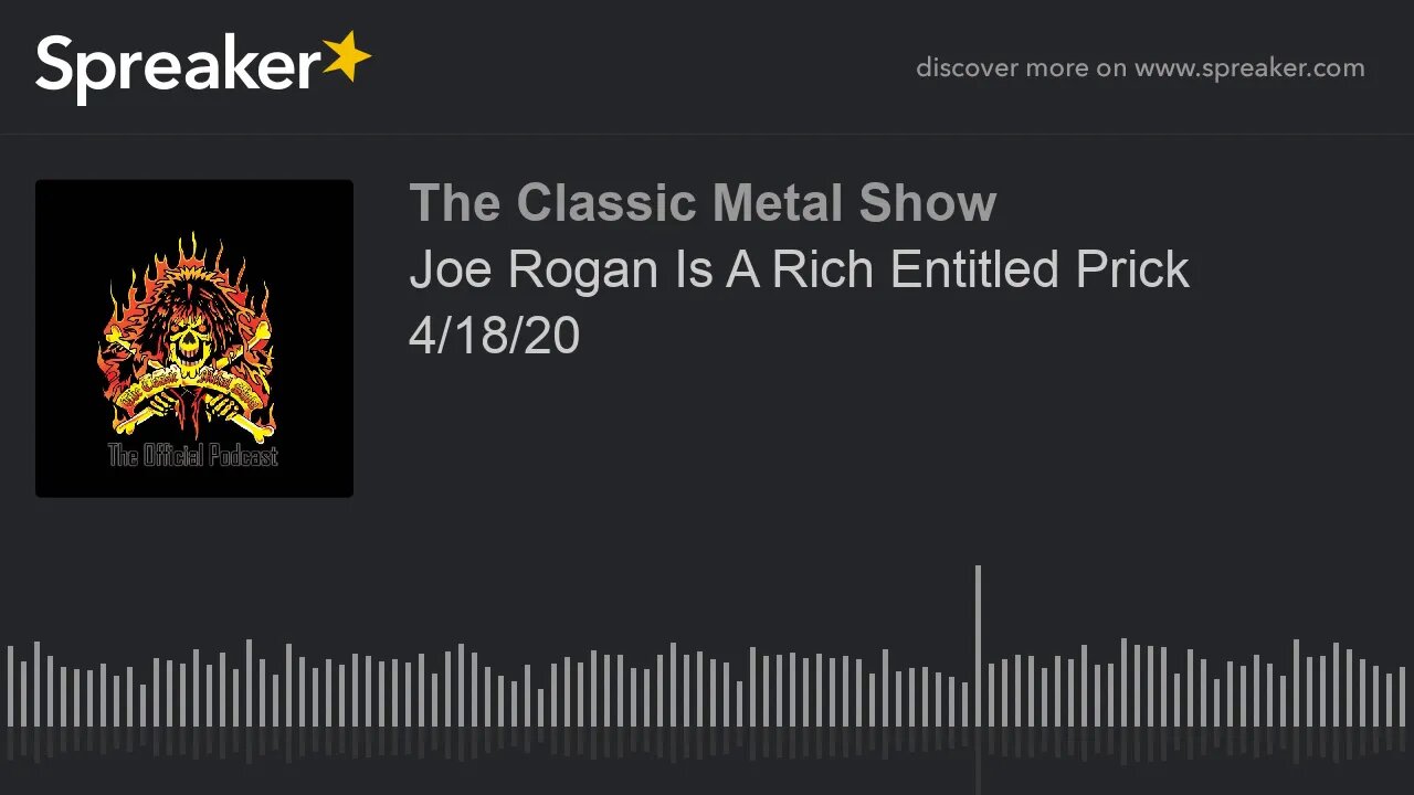 CMS HIGHLIGHT - Joe Rogan Is A Rich Entitled Prick 4/18/20