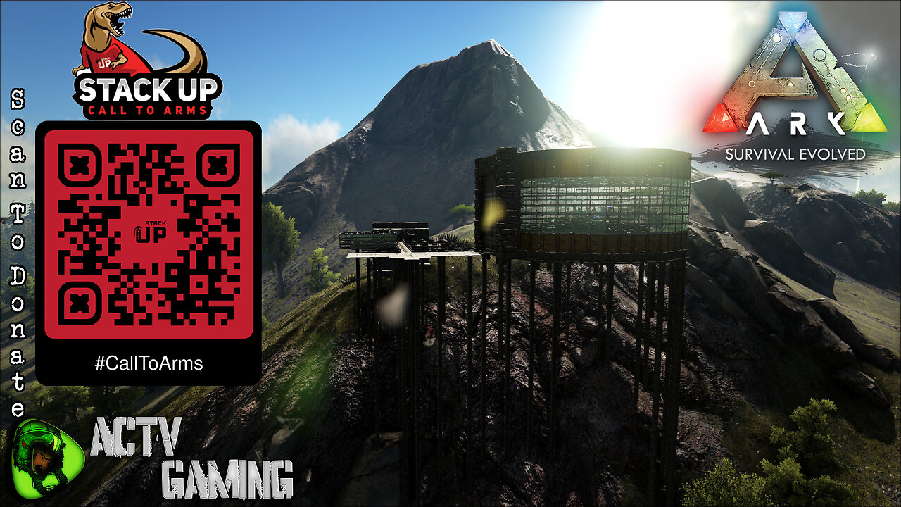 StackUp Charity Stream: $100K B4 May - Building the Hall of Heroes - ARK: Survival Evolved