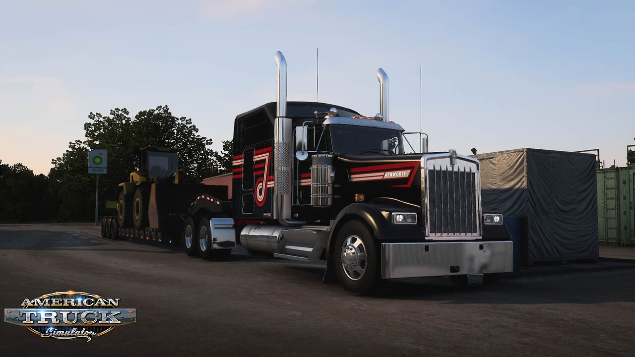 ATS | Kenworth W900 | Austin TX to Waco TX | Wheel Loader 34,000lb