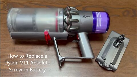 How to Remove Dyson V11 Screw Type Battery