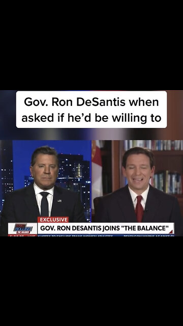 Ron DeSantis explains why he doesn’t want to be Trumps VP