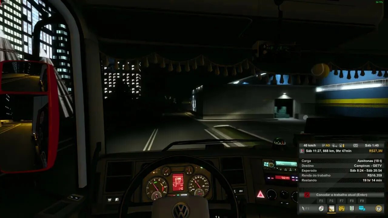 CAMPO MOURÃO/PR x CAMPINAS/SP - EAA 1.44 - EURO TRUCK SIMULATOR 2 1.44