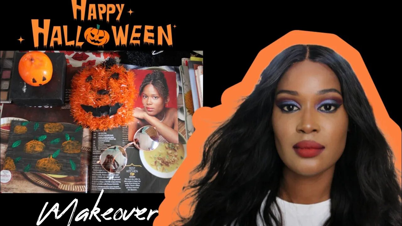 Spooky Season Makeover #Octobermakeup #Falllook