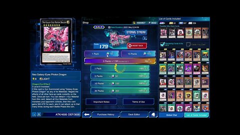 YuGiOh Duel Links - Eternal Stream 34th Main Box Unbox!!!