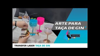 Como medir e criar artes para estampar taça de GIN