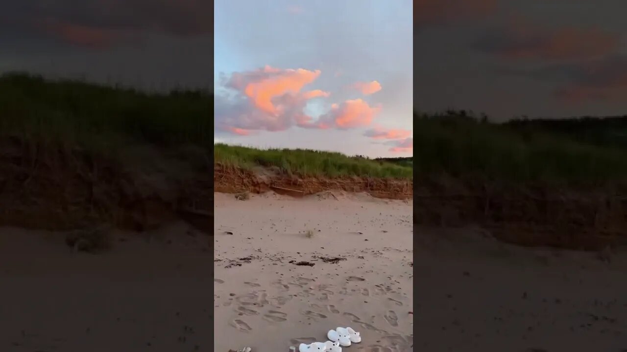 Beach day in Canada