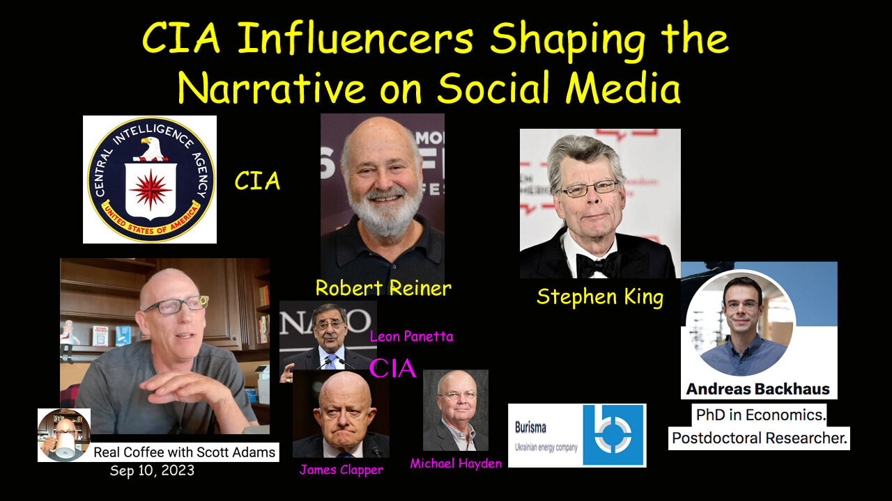 CIA Influencers Shaping the Narrative on Social Media