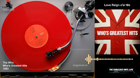 The Who ) Who's Greatest Hits ) 1983 (Red Vinyl 2020)