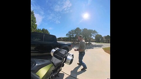 Motorcycle ride to Milam & Greene distillery in the Hill Country.