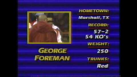 1988-10-27 George Foreman vs Tony Fulilangi