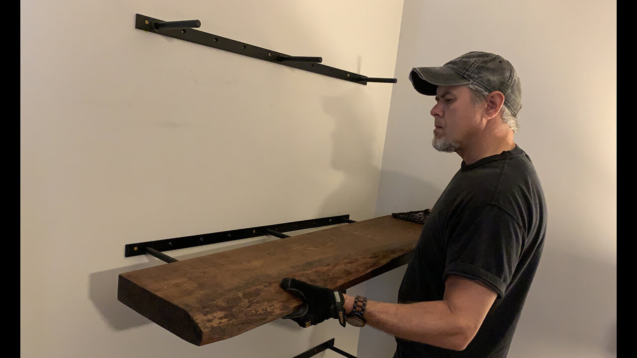 Live Edge Floating Shelves for DIY'ers