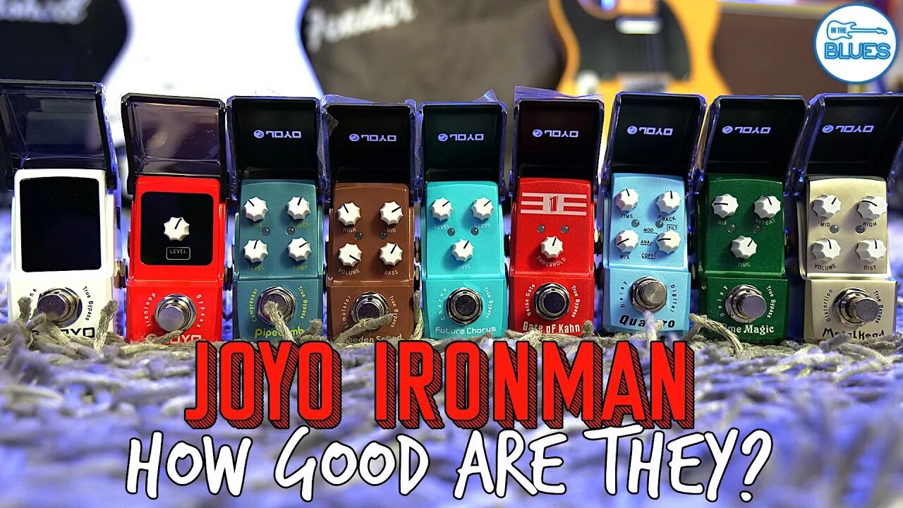 Joyo Ironman Pedals: 9 Mighty Mini Pedals in 18 Minutes!