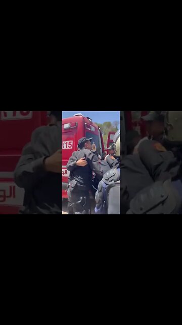 140 members of the Moroccan security forces were injured during clash with migrants