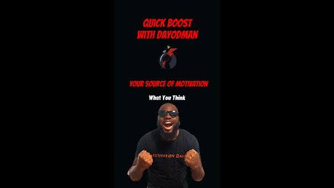 What You Think #dayodman #thoughts #opinions #eeyayyahh #motivation