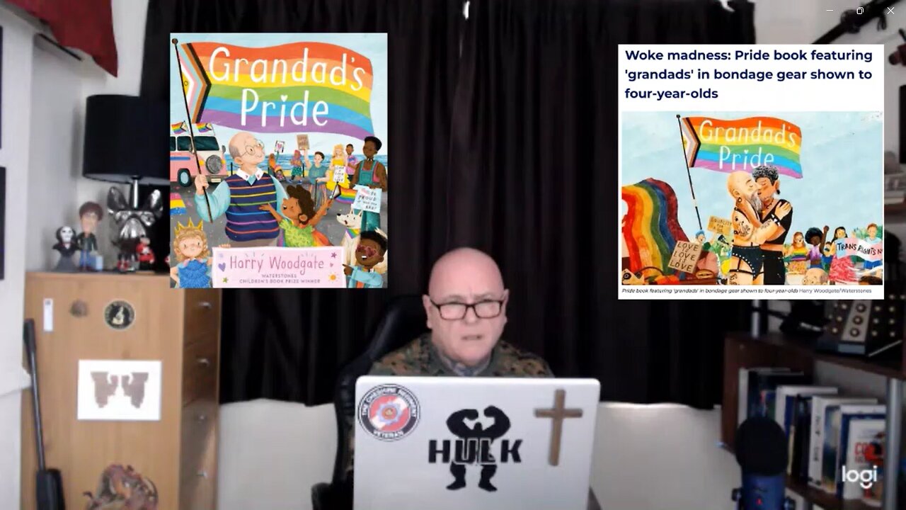 "Grandad's Pride" (book for kiddies) Exposing His Bondage Gear To The Grandchildren.