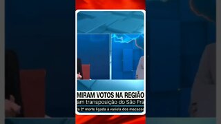 Lula e Bolsonaro citam transposição do São Francisco em campanha no nordeste | @SHORTS CNN