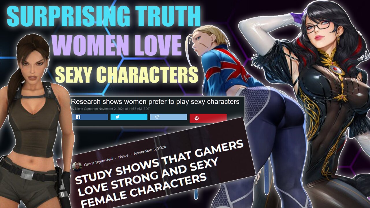 Women love sexy characters too