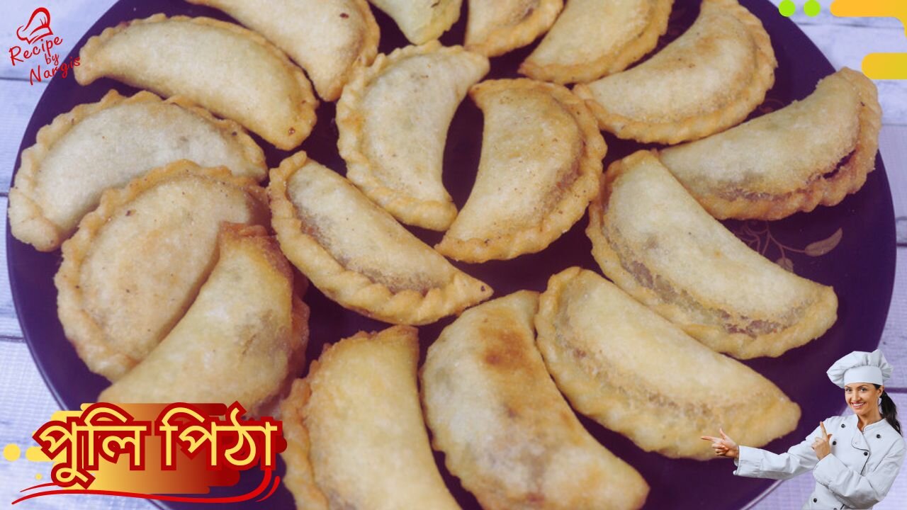 নারিকেল পুলি পিঠা ॥ Narikel Puli Pitha ॥ नारियल पुली पीठा ॥ Puli Pitha Recipe In Bangla