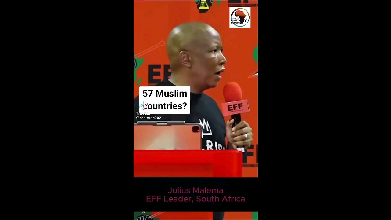 "You can’t bomb that Hospital" - Julius Malema, South African Politician