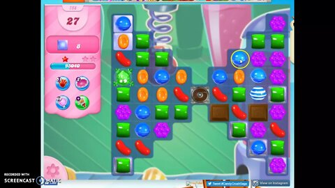Candy Crush Level 758 Audio Talkthrough, 1 Star 0 Boosters