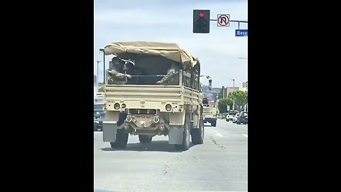 Military moving into East Los Angeles, nothing to see here…