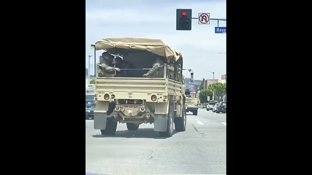 Military moving into East Los Angeles, nothing to see here…