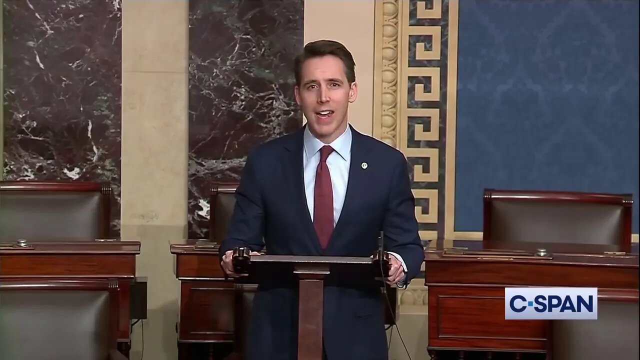 🔴👀🔴 Sen. Hawley (R-MO) on Delay in Articles of Impeachment