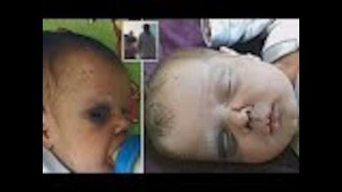 Three week old baby fighting for life after mother leaving him alone to go on a date