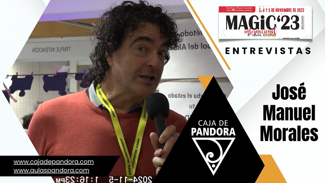 Entrevista Presentación en Magic con José Manuel Morales